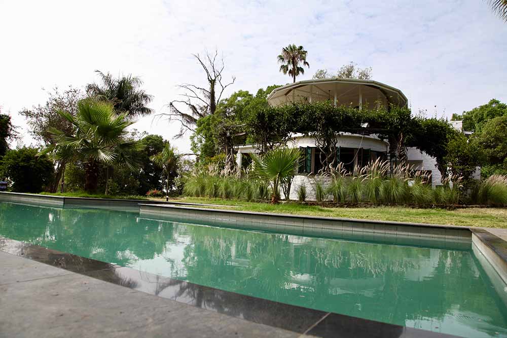 Villa and pool